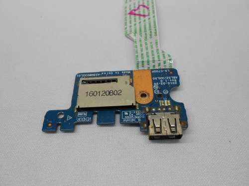 HP 15 15-ac010nu USB Port And Card Reader Board AHL50 NBX0001U000